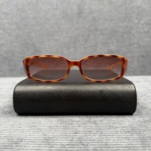 Mudd Vintage Tortoise Shell Flower Sunglasses Brown Y2K Rectangle Shades